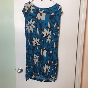 LOFT cinched waist dress